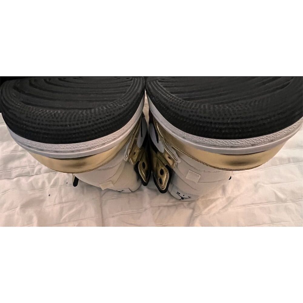 Jordan Air Jordan 1 Mid SE Gold Sneakers Unisex Size 11.5 Men's Athletic Shoes - Picture 7 of 9